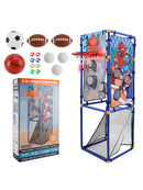 Multi Toss Game Set Play Football,Baseball, Basketball, Rugby And Fly Ball