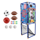 Multi Toss Game Set Play Football,Baseball, Basketball, Rugby And Fly Ball