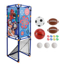 Multi Toss Game Set Play Football,Baseball, Basketball, Rugby And Fly Ball