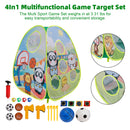 4In1 Multifunctional Game Target Set Play Football,Basketball,Bean Bag,Fly Ball