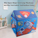 Blue Space Shape Tent Large Playhouse Kid Play Tent Indoor And Outdoor Game