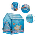 Blue Sea Pattern Tent Large Playhouse Kid Play Tent Indoor And Outdoor Game