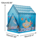 Blue Sea Pattern Tent Large Playhouse Kid Play Tent Indoor And Outdoor Game
