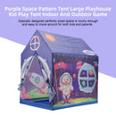 Purple Space Pattern Tent Large Playhouse Kid Play Tent Indoor And Outdoor Game