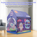 Purple Space Pattern Tent Large Playhouse Kid Play Tent Indoor And Outdoor Game