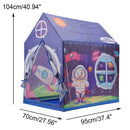 Purple Space Pattern Tent Large Playhouse Kid Play Tent Indoor And Outdoor Game