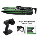2.4Ghz Mini Remote Control Boat For Water Pool Lake Water Toy 2 Batteries Orange