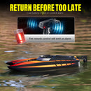 2.4Ghz Mini Remote Control Boat For Water Pool Lake Water Toy 2 Batteries Orange