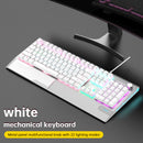K1000 Mechanical Keyboard Wired 104-key Red Switches Gaming E-Sports Customized