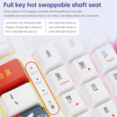 98-Key 2.4G Wireless Bluetooth Three-Mode Mechanical Keyboard DIY Customized RGB
