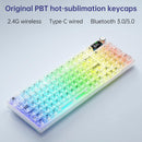 98-Key 2.4G Wireless Bluetooth Three-Mode Mechanical Keyboard DIY Customized RGB