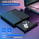 7 IN 1 BD Burner External USB 3.0 Slot In DVD RW CD Writer Portable Drive Laptop