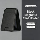 Magnetic Card Holder with Cowhide Texture MagSafe Compatible ipone series 12-18