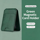 Magnetic Card Holder with Cowhide Texture MagSafe Compatible ipone series 12-18