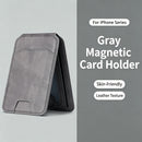 Magnetic Card Holder with Cowhide Texture MagSafe Compatible ipone series 12-18