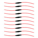 5x20mm AGC Fuse Holder Case In-line Screw Type With 20 AWG Wire Cable