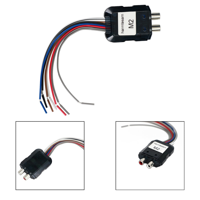 Subwoofer 2Channel High To Low Audio Converter With Power Amplifier Control Wire