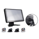 9" Monitor DVR Driving Video Recorder Touch Screen for RV Truck Bus + 4Pcs Rear View Backup Camera Fedex Express