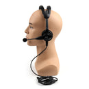 Single Side Overhead PTT Headset For YAESU VX-160 VX-168 VX-351 FT-50R Radio