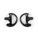 5Pair M Silicone Soft Earplug Earbud For Covert Acoustic Tube Earpiece Black