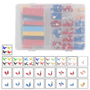 678PCS Insulated Electrical Wire Butt Connector Crimp Spade Auto Car Terminal Kit