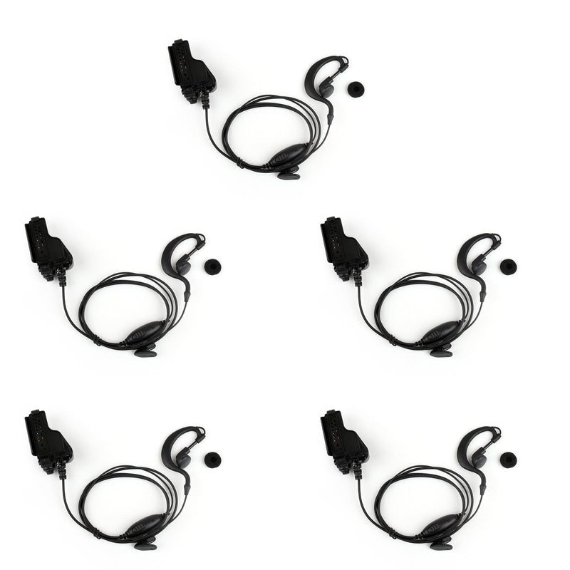 G-Shape Ear Hook Earpiece Headset PTT MIC For Motorola XTS5000 MTX838 GP1200 Generic