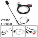 4x Mini Car Radio Finger Big PTT Handsfree Microphone for QYT KT8900 KT8900R