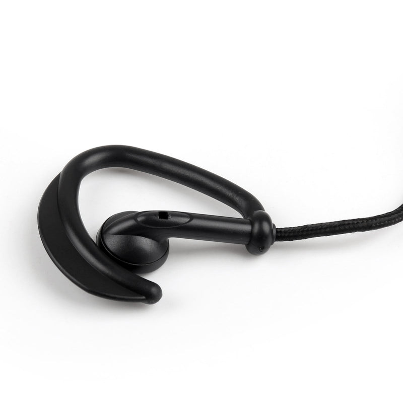 5Pcs 2Pin Ear-Hook Nylon Braided Rope Headset PTT Mic For Motorola GP88s Radio