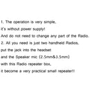 1Pcs RPT-2D Repeater Control Box For Two Way Radio Walkie Talkie Two Transceiver Generic