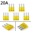 5Pcs Micro3 Fuse Automotive ATL 20A 3 Prong Micro Blade Fuse For Ford Focus