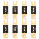 8Pcs Fuse 150A AMP ANL Type Gold Plated Blade Fuses For Auto Car Stereo Audio