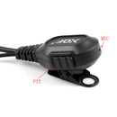 1x Earpiece Earphone PTT Mic For Yaesu Vertex Radio VX-160 VX-351/3R FT50R/60R