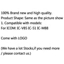 4PCS 7.4V 1700mAh BP-227 Battery Case For Icom IC-V85 IC-51 IC-M88