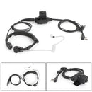 Throat Mic Headset Air Tube Dual PTT Fit for BaoFeng UV5R UV82 TK3107 TK3207