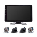 10.1" Monitor DVR Driving Video Recorder Touch Screen for RV Truck Bus + 4Pcs Rear View Backup Camera Fedex Express