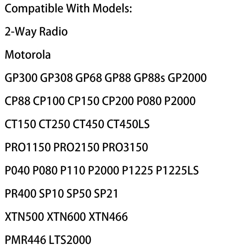 5Pcs 2Pin Ear-Hook Nylon Braided Rope Headset PTT Mic For Motorola GP88s Radio