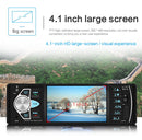 1DIN 4.1in Car Radio Stereo Bluetooth FM USB AUX Audio MP5 Player + Camera