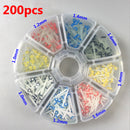 200PC Dental Glass Quartz Post Fiber Post Teeth Restorative 1.0 1.2 1.4 1.6mm