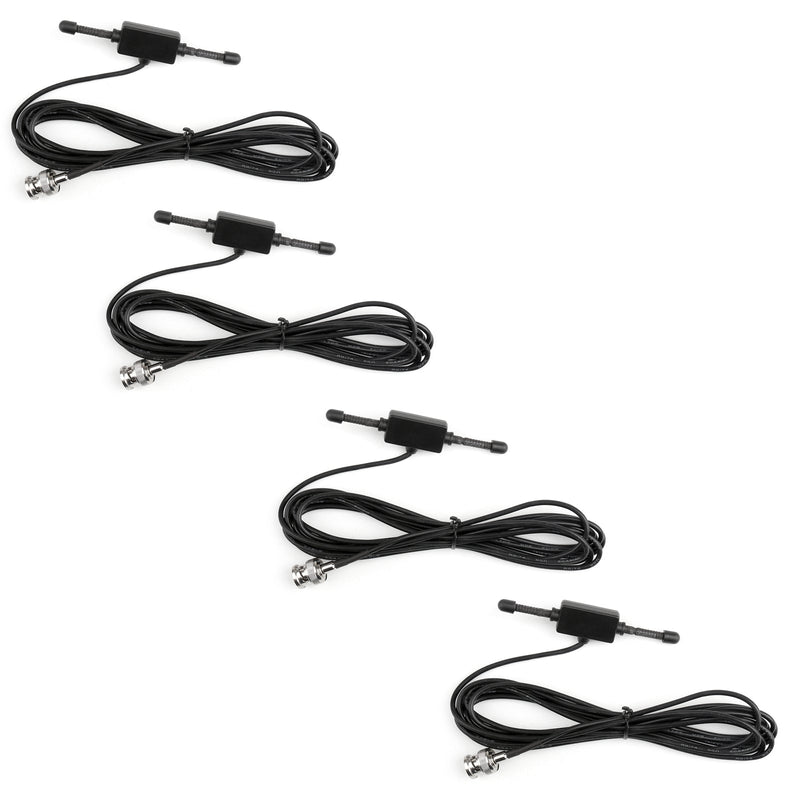 Scanner Antenna For Uniden Motorola Radio BNC Glass Mount 4" Mobile Full Band