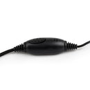 1Pcs 2Pin Ear-Hook Nylon Headset PTT Mic For Midland GXT550 GXT650 LXT80 Radio