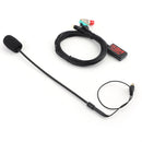 4x Mini Car Radio Finger Big PTT Handsfree Microphone for QYT KT8900 KT8900R