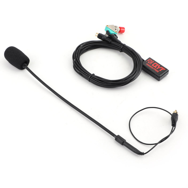 4x Mini Car Radio Finger Big PTT Handsfree Microphone for QYT KT8900 KT8900R