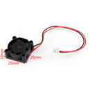 10PCS DC Brushless Cooling PC Computer Fan 5V 2510s 25x25x10mm 0.12A 2 Pin Wire