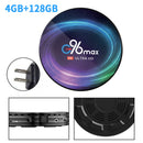 G96max x4 Smart Android 11.0 TV Box Quad Core 8K Dual Band WIFI Media Player