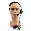 Single Side Overhead PTT Headset For YAESU VX-160 VX-168 VX-351 FT-50R Radio