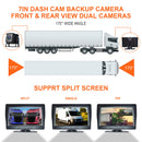 7 " Monitor DVR Driving Video Recorder with Car Charger for RV Truck Bus + Rear View Backup Camera