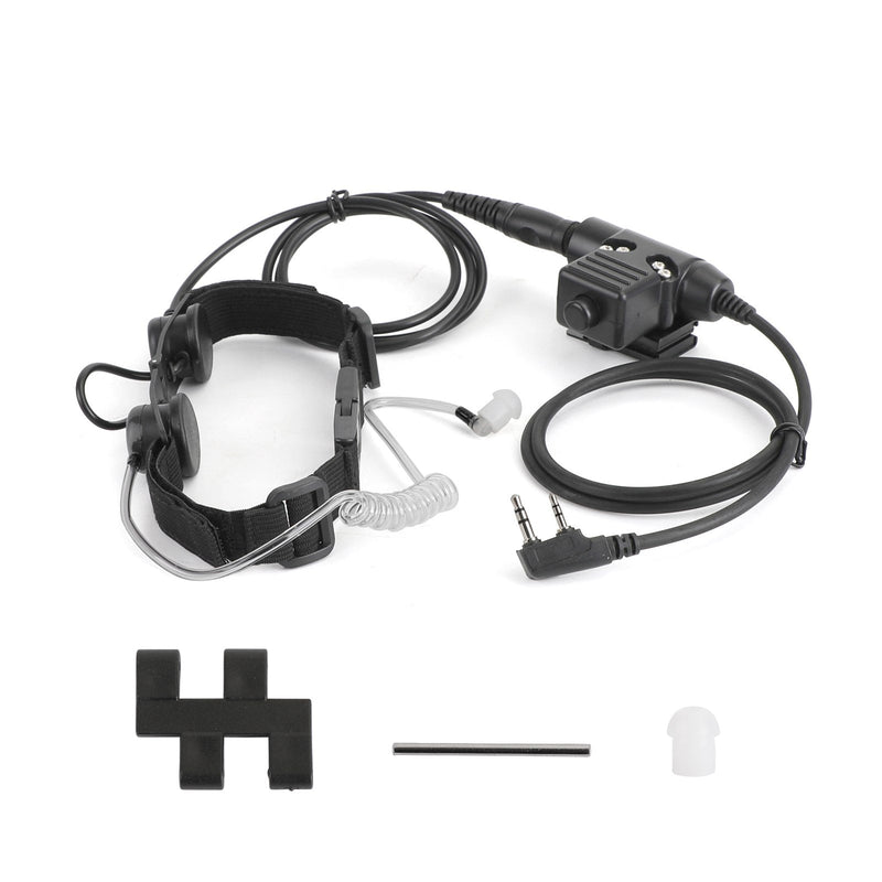 Throat Mic Microphone Headset Fit for TK3200 TK3207 TK3160 BaoFeng UV5R UV-82