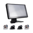 9" Monitor DVR Driving Video Recorder Touch Screen for RV Truck Bus + 4Pcs Rear View Backup Camera Fedex Express