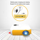 1080P Portable Pocket Projector 1800LM Movie Multimedia Home Theater US Plug