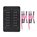 6/12 Way Blade Fuse Box Block Holder ATO ATC for Car Marine Boat RV Waterproof Generic